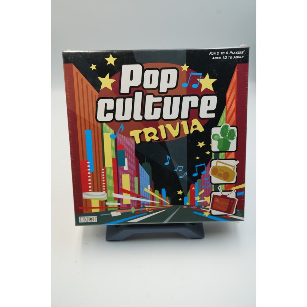 Patch Pop Culture Trivia Game – New Sealed – 1000 Questions, Ages‎ 10+